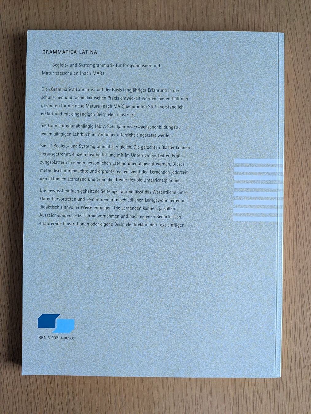 Livres: GRAMMATICA LATINA – Neuf (Voir description) à Wädenswil par Mamacita60 1