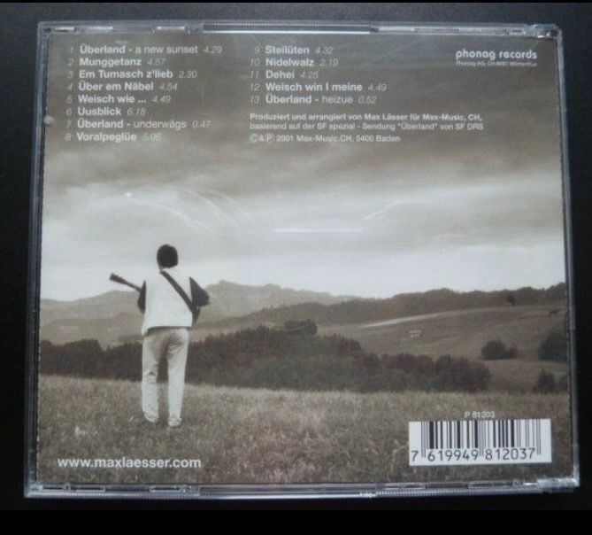 CD: Max Lässer - Überland CD – Usato da Luzern venduto da Lycka 2