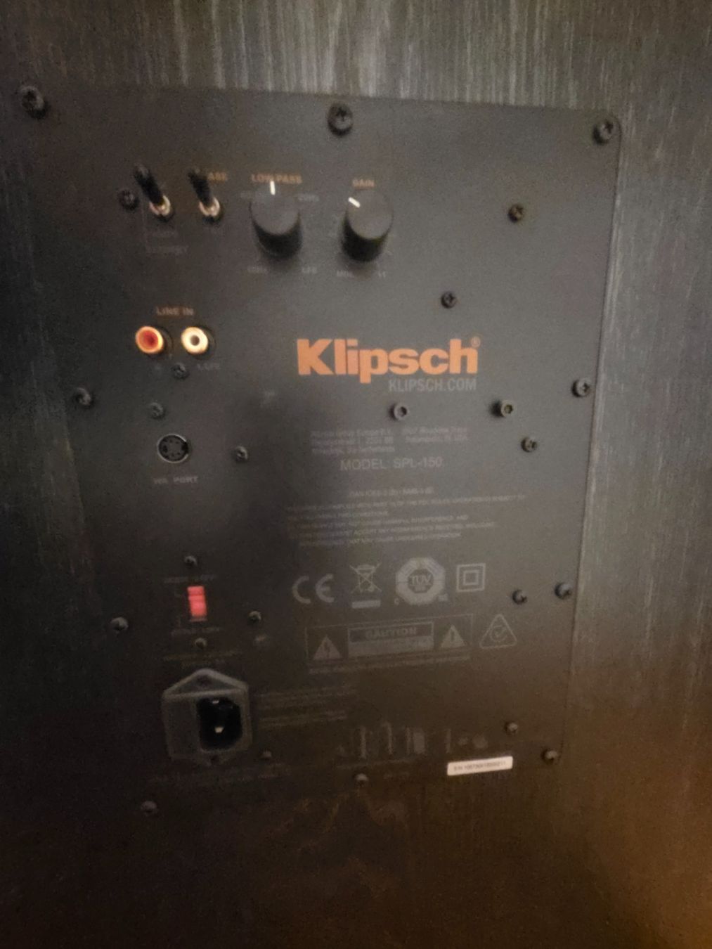 Klipsch Haut-parleurs: KLIPSCH SPL-150 Subwoofer – Défectueux à Müswangen par stoffi20 3