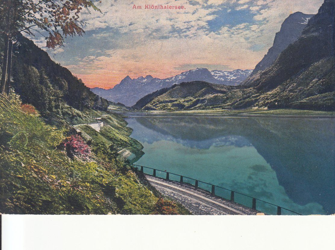 Cartoline postali: Klöntalersee 1919 – Usato da Bürglen TG venduto da StampGraf