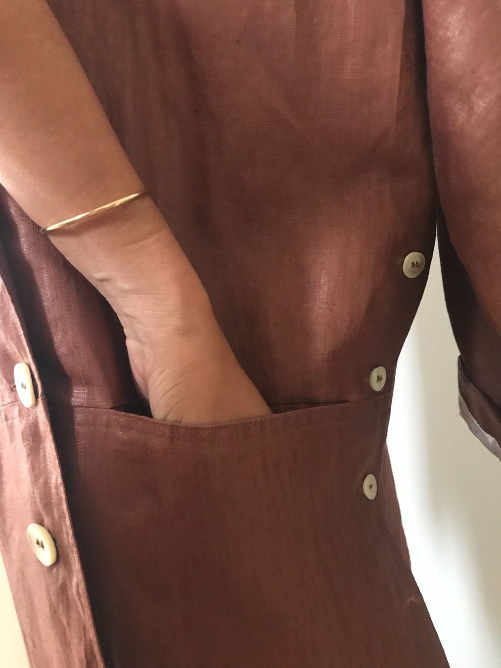Giacche: Vintage Klaus Steilmann Selection Blazer Leinen Jacke – Usato da Obfelden venduto da cesarina10 7