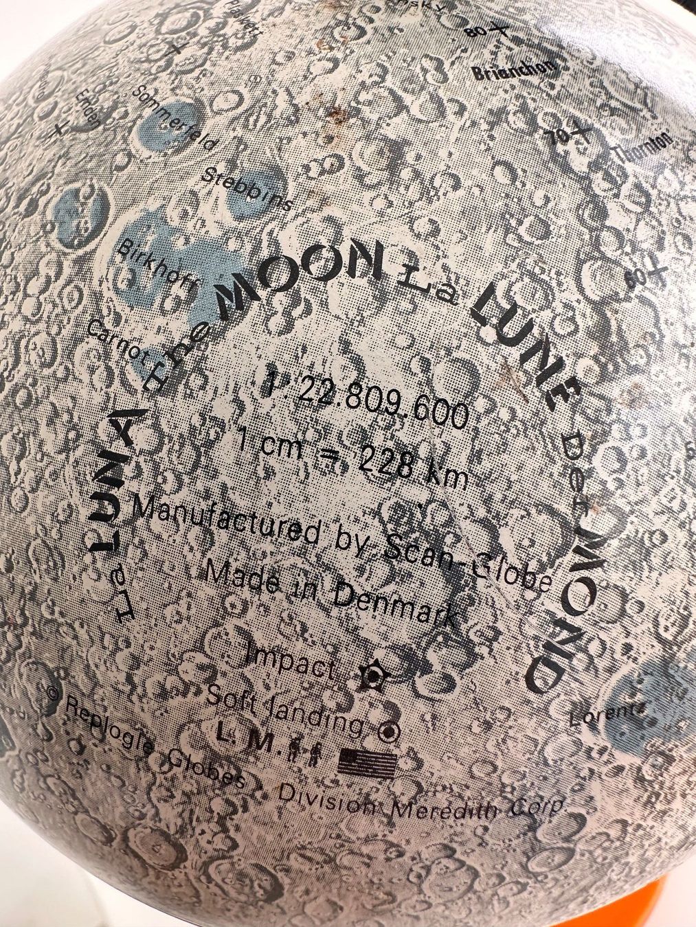 Sonstige Dekorationen & Accessoires: Mond Globus, Scan-Globe Denmark, 70er Jahre – Gebraucht aus Frauenfeld von Jalwin 2