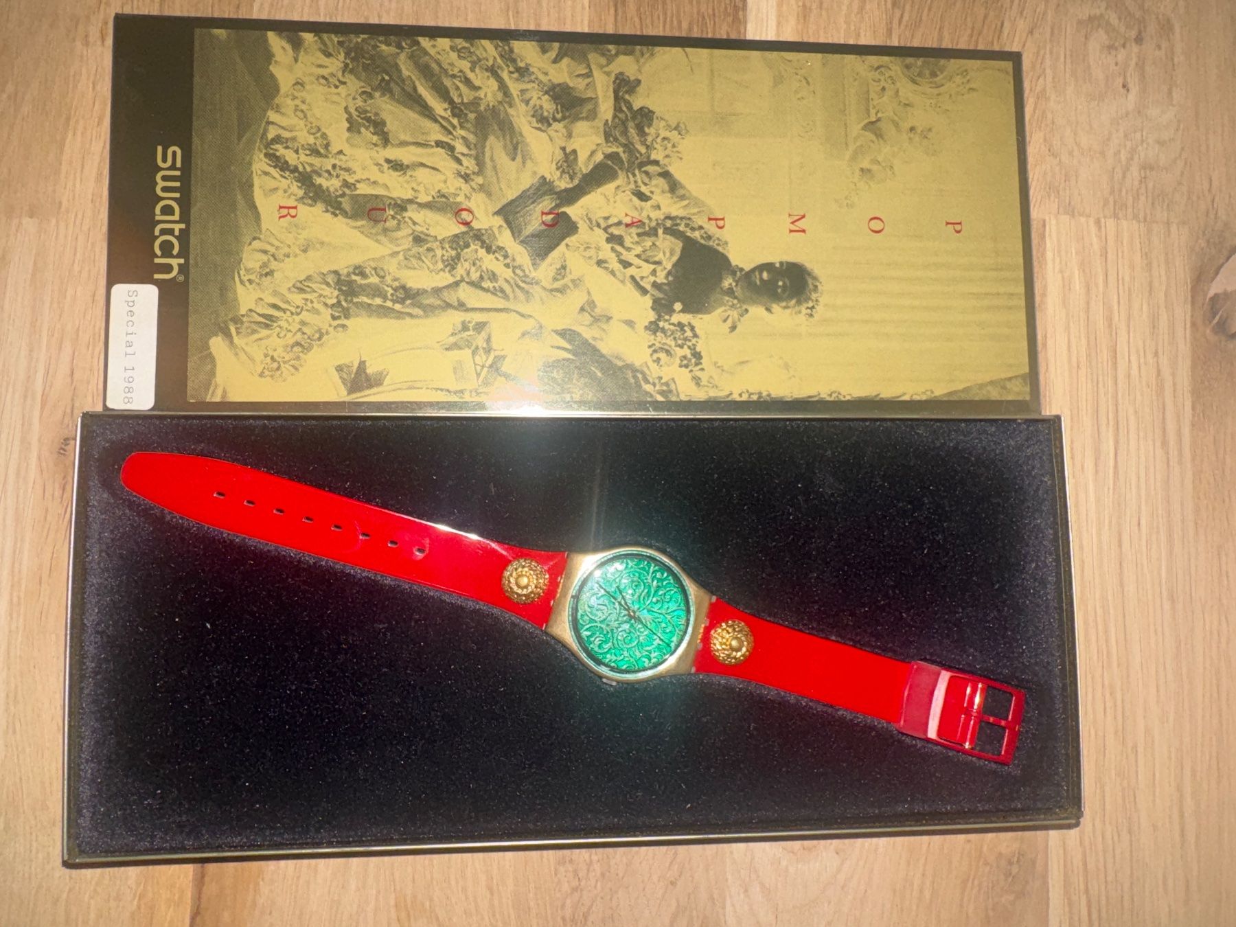 Montre Swatch Pompadour édition spéciale 1988 avec boîte (Neu und ...