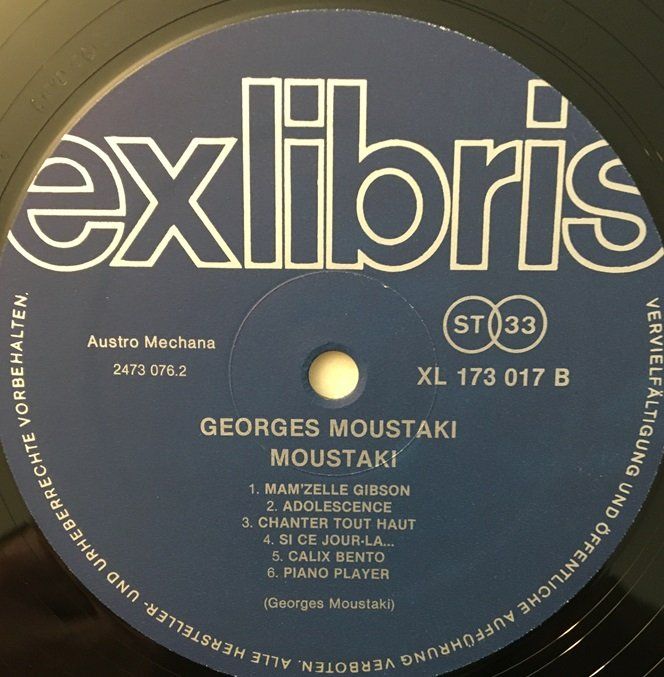 Dischi in vinile: Georges Moustaki - Esperance (LP) – Usato da Grüningen venduto da azulvinyl 3