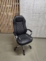 Gaming Stuhl, Bürostuhl, Kunstleder Schwarz,Defekt