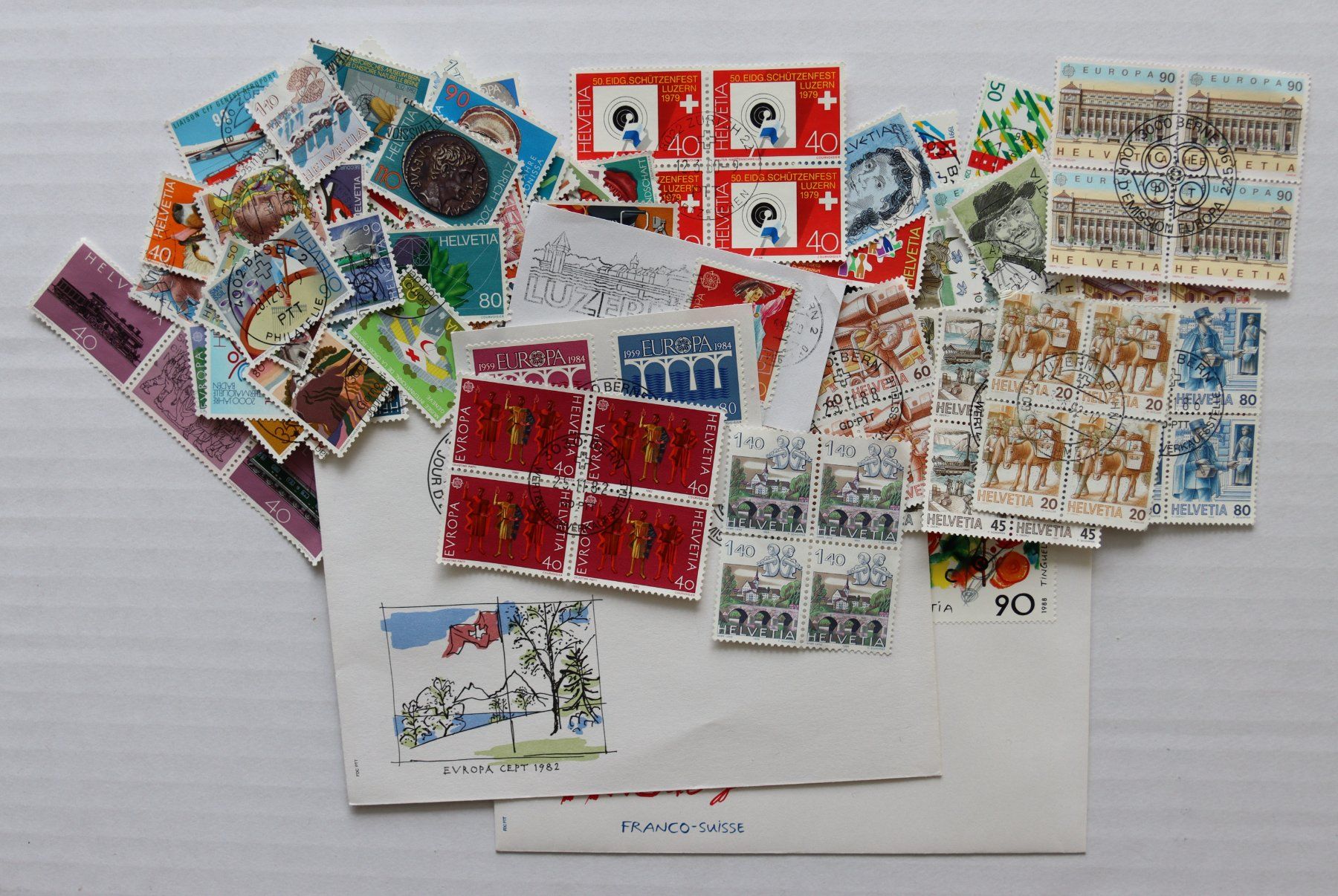 Alle Briefmarken: Briefmarken CH 1981-1990 – Gebraucht aus Oberentfelden von lakipul 3