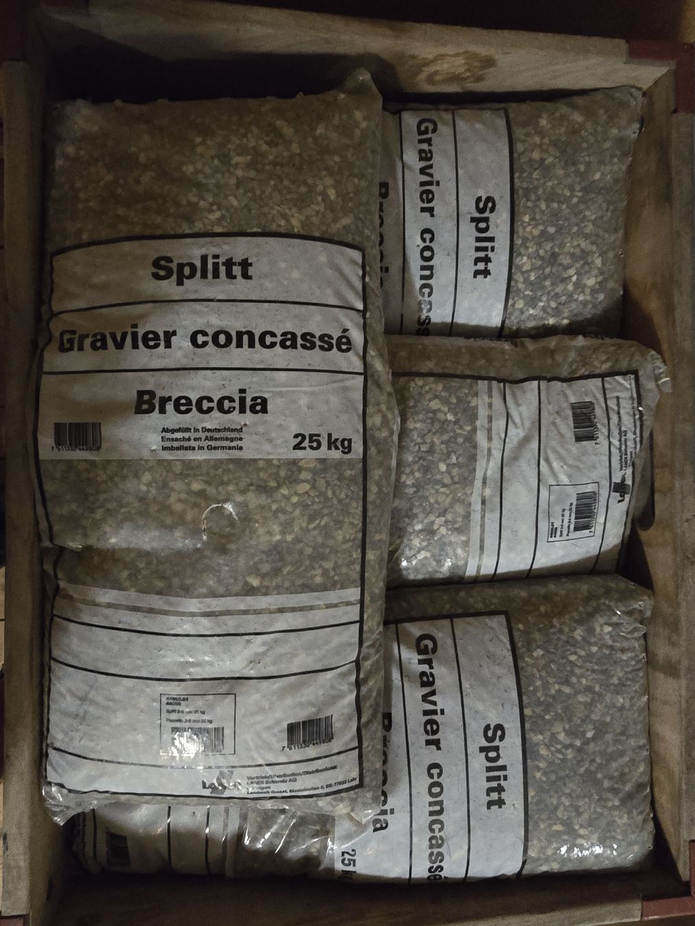 Mattoni da costruzione: 10x 25kg Splitt  – Nuovo e nell'imballaggio originale da Fischingen venduto da Produktix 1