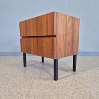 70s Night-Stand Nachttisch Schubladenkommode Holz Kommode