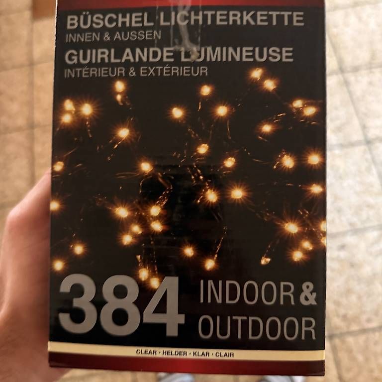 Ghirlande e barre luminose: LED Büschel-Lichterkette / Cluster Lights ? 384 LEDs  – Usato da Spreitenbach venduto da ren_l2wd