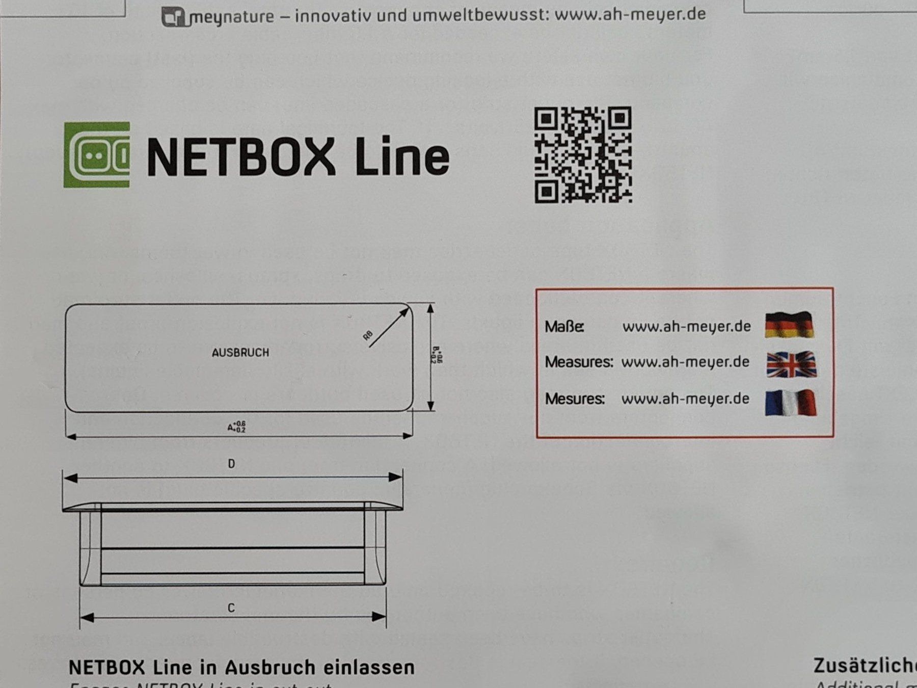 Spine: 28x Einbausteckdose A&H Meyer - NETBOX Line 1x CH 2x USB – Nuovo e nell'imballaggio originale da Nottwil venduto da Norex 6