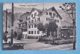 Engelberg - Bahnübergang Engelberg Bahn - Schöntal - 1970