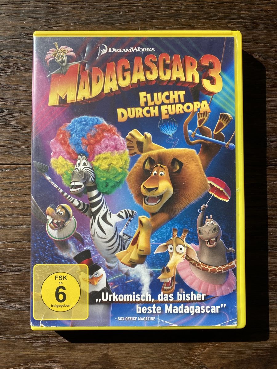 Tous les DVDs: DVD Madagascar 3 – D'occasion à Pfäffikon ZH par aveo14