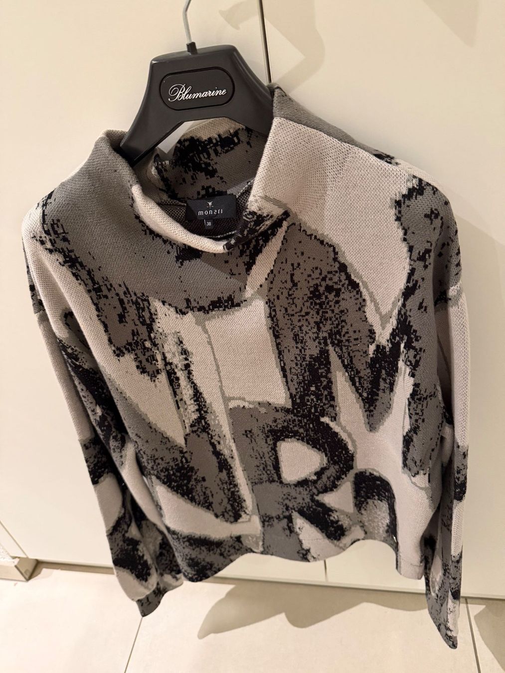 Monari Maglioni & Felpe: Monari Pullover Grösse 38/Monari Musterung – Nuovo (secondo la descrizione) da rheineck venduto da norwegianwood52 1