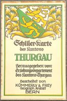 Schülerkarte Kanton Thurgau - Kümmerly und Frey 1939