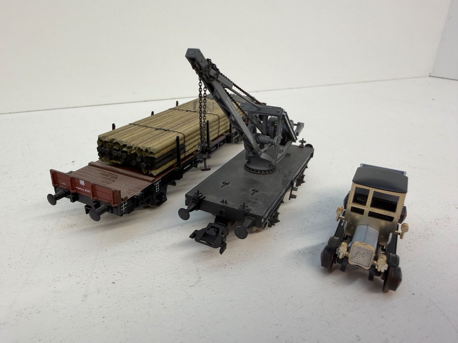Märklin Trains électriques: Märklin 45091 Wagen-Set "Telegrafie" – D'occasion à Büsserach par ModellbahnDepot 5