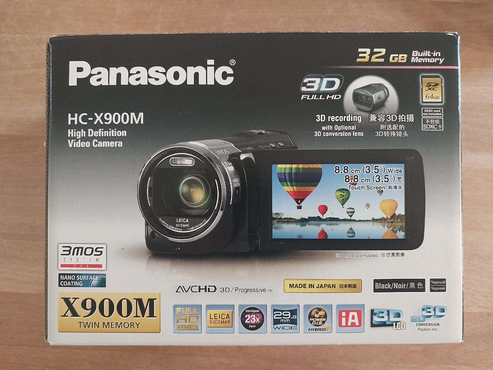 Panasonic HC-X900M Full HD Kamera, quasi neuwertig (Gebraucht) in