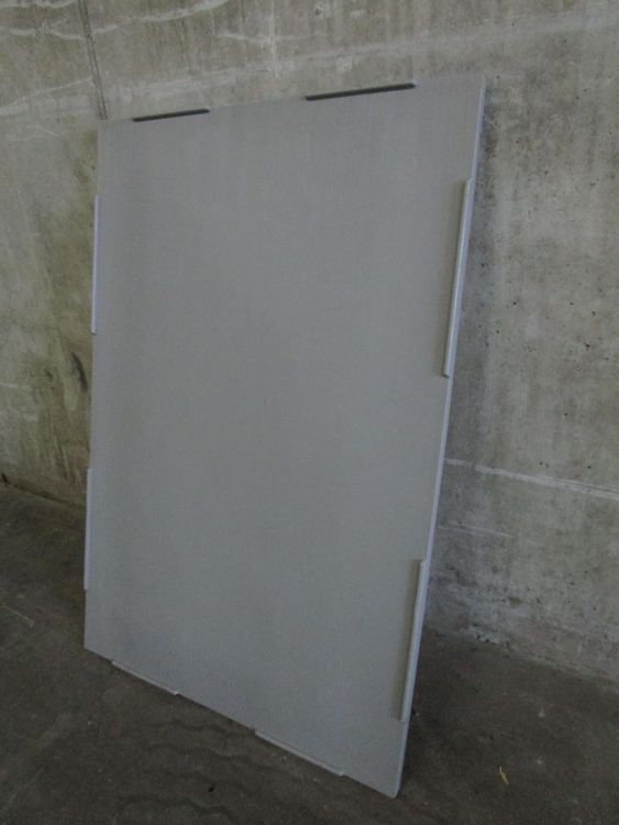 Pallets: Paletten-Deckel PP grau 1200x800mmx40mm – Usato da Eschenbach SG venduto da brocarte 4