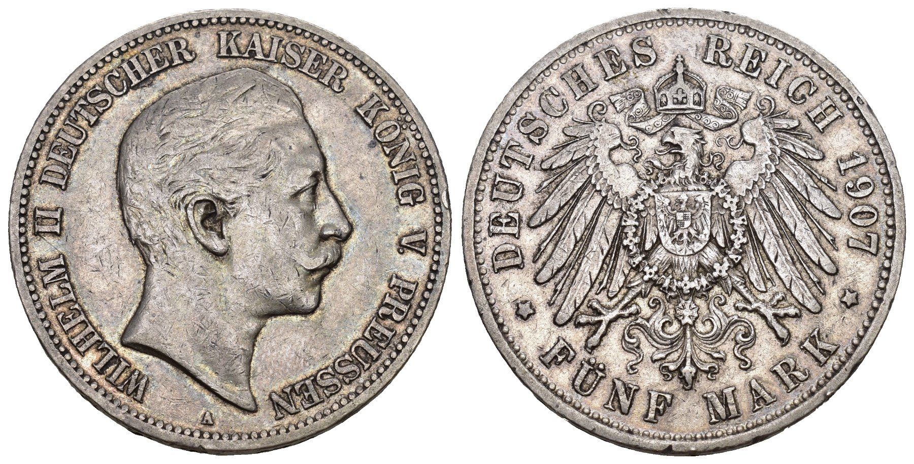 Tutti le monete: Preussen 1907 – Usato da Bern venduto da numismatictops