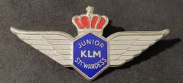 GG127 - Alte Brosche Fluggesellschaft KLM Junior Stewardess