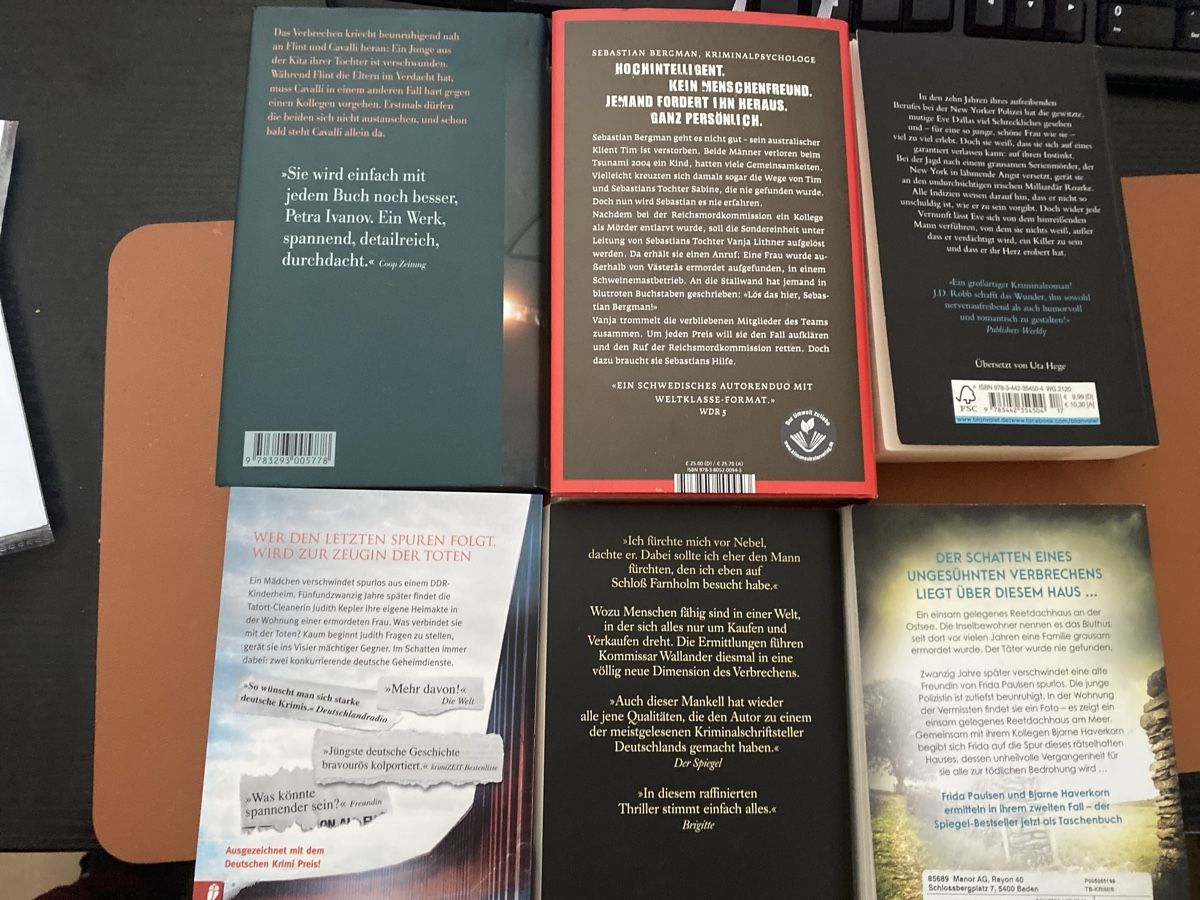 Livres: 6 Krimis & Thriller  Bücher Set – D'occasion à Erlinsbach SO par Silverstorm 1
