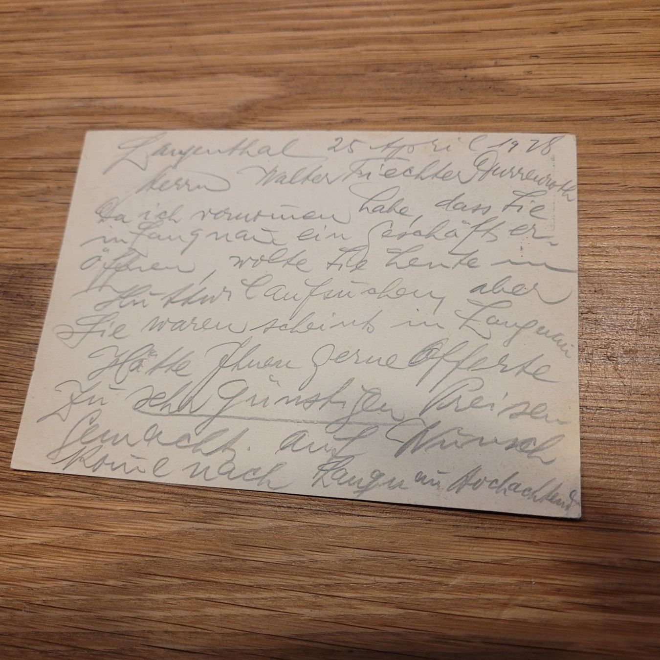 Cartoline postali: GS Adelboden Langenthal 1928 – Usato da Biel/Bienne venduto da Destockweb 1