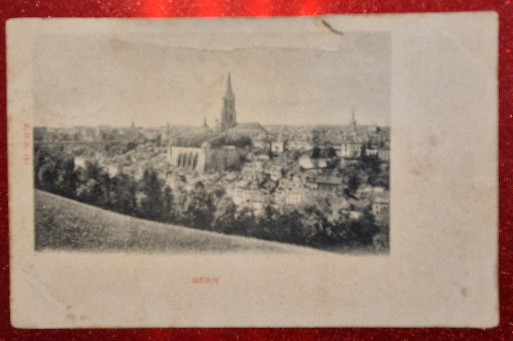 Ansichtskarten: Bern 1896 (rar) – Gebraucht aus Melchnau von Fishel