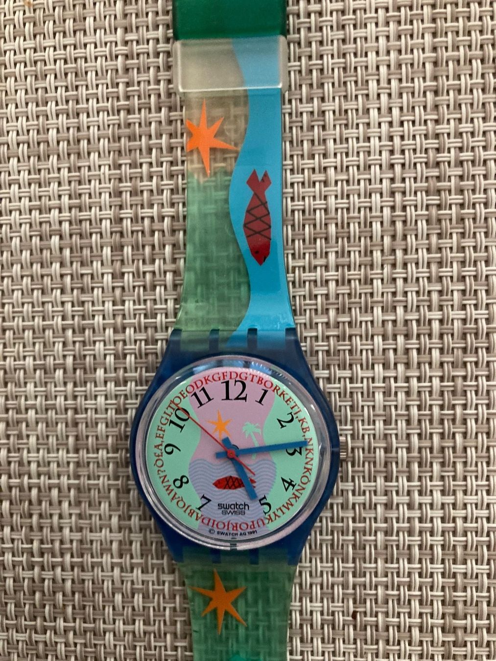 Swatch Orologi: Swatch mint fisch NEU – Nuovo e nell'imballaggio originale da Wilderswil venduto da Feldbach 5