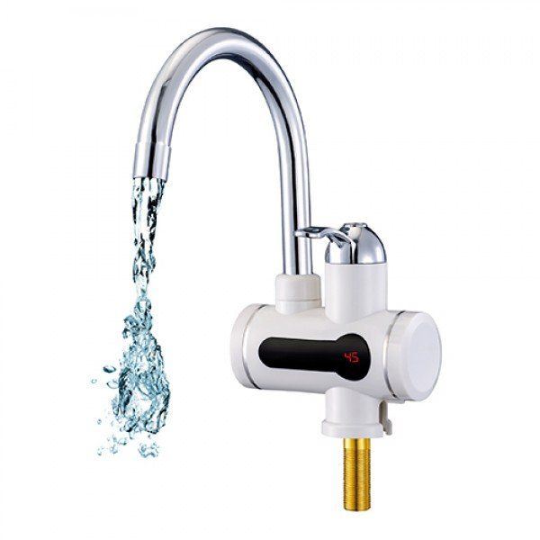 Armaturen: Digitaler Wasserhahn mit Durchlauferhitzer 230VAC – Neu und originalverpackt aus Horn von eykiriku 1