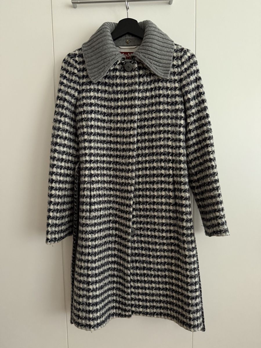Max Mara Manteaux: Max Mara Wool Coat - Houndstooth Pattern - Size 34 – D'occasion à Luzern par rec_8srh 2