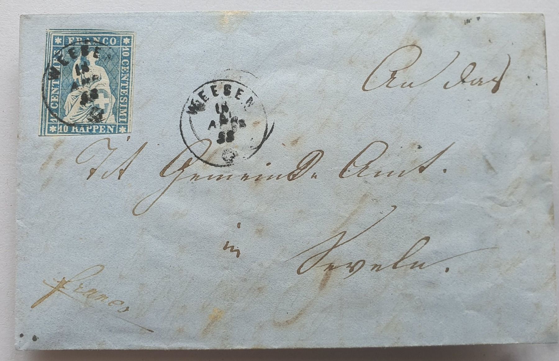 Tous les timbres: Strubel 23C Weesen – D'occasion à Balgach par SIMEON27