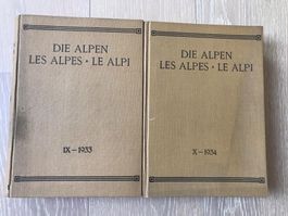 Die Alpen les alpes 1934