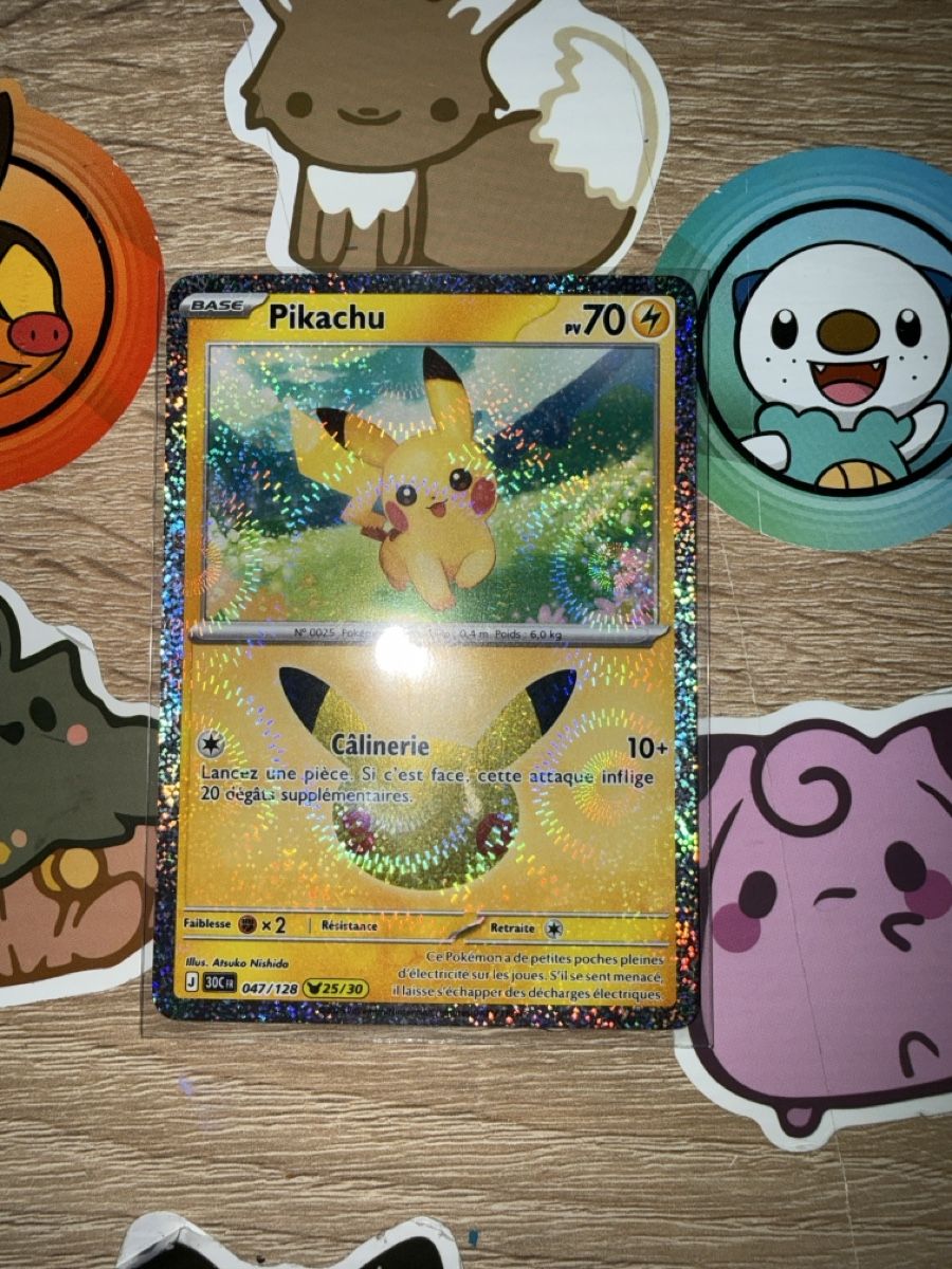 Pokémon Carte collezionabili: Pikachu 25/30 – Nuovo (secondo la descrizione) da St-Maurice venduto da Whatty
