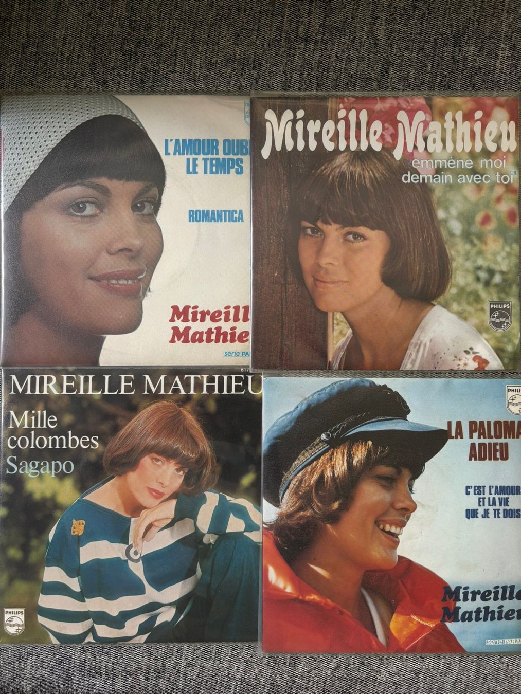 Dischi in vinile: 4xMireille Mathieu Singles – Usato da Zofingen venduto da Bigron