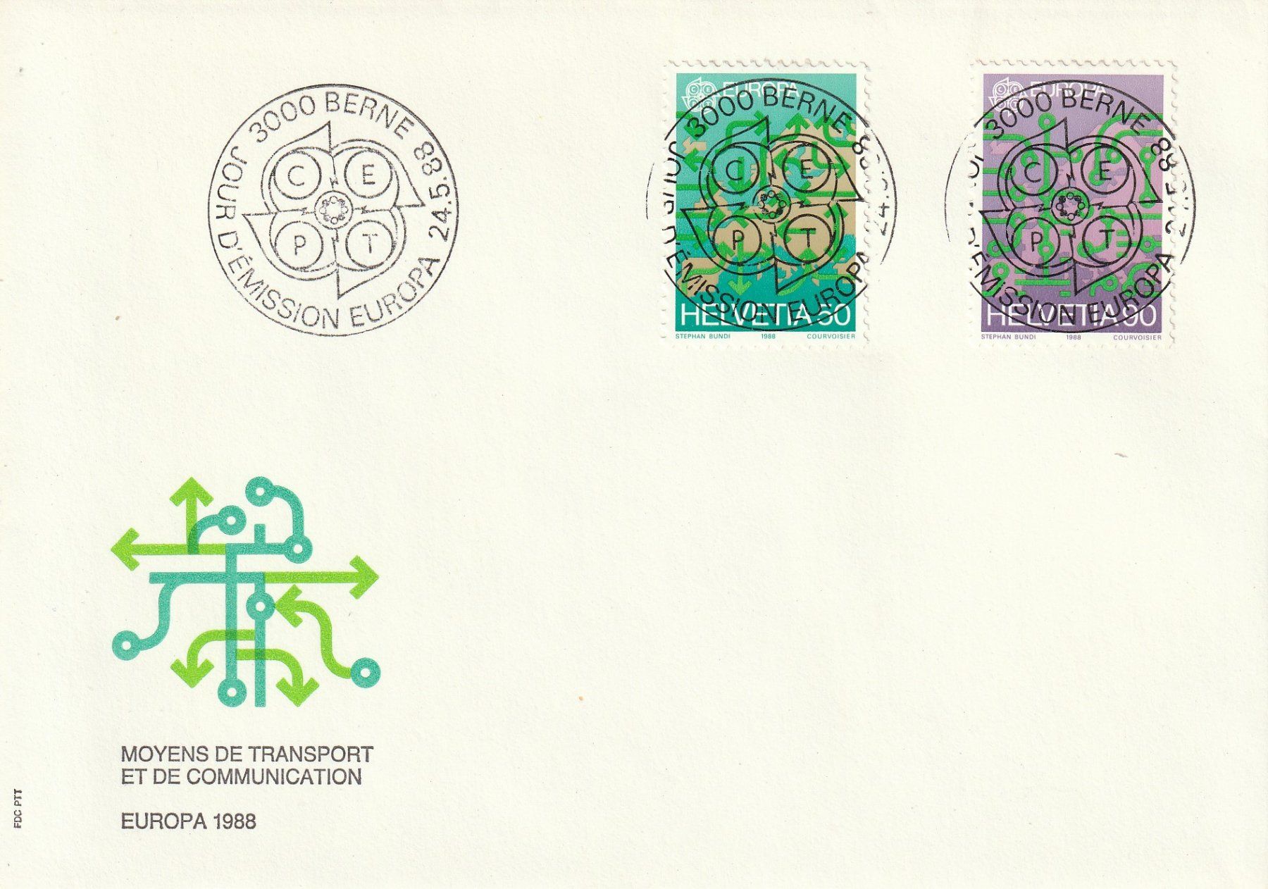 Alle Briefmarken: 1988 EUROPA ET - Vollstempel – Neu und originalverpackt aus Homburg von masina01