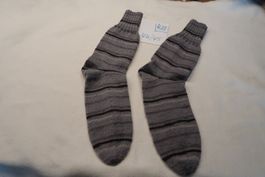 Handgestrickte Wollsocken Gr.44/45     (418-)