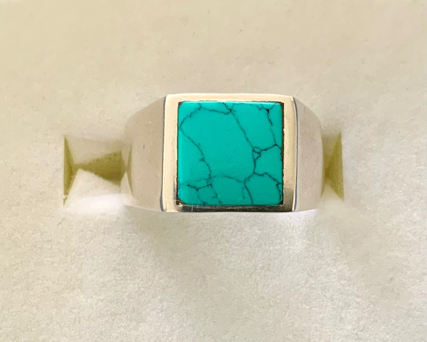 Ringe: Turquoise and Silver Protective Ring: Balance and Healing – Gebraucht aus Boll von fed_fd2s