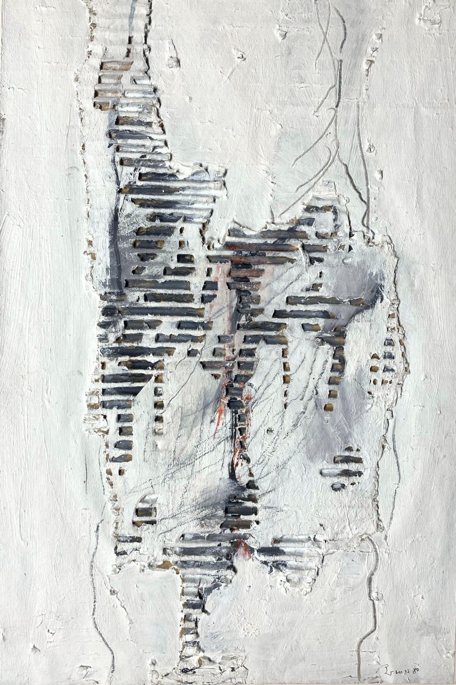 Dipinti: Rolf Brunner Collage-Gouache 1980 – Nuovo (secondo la descrizione) da grenchen venduto da Belarte