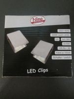 2 Stk. LED Clips mit Schalter, Nini Leuchten, Kabel j 150 cm