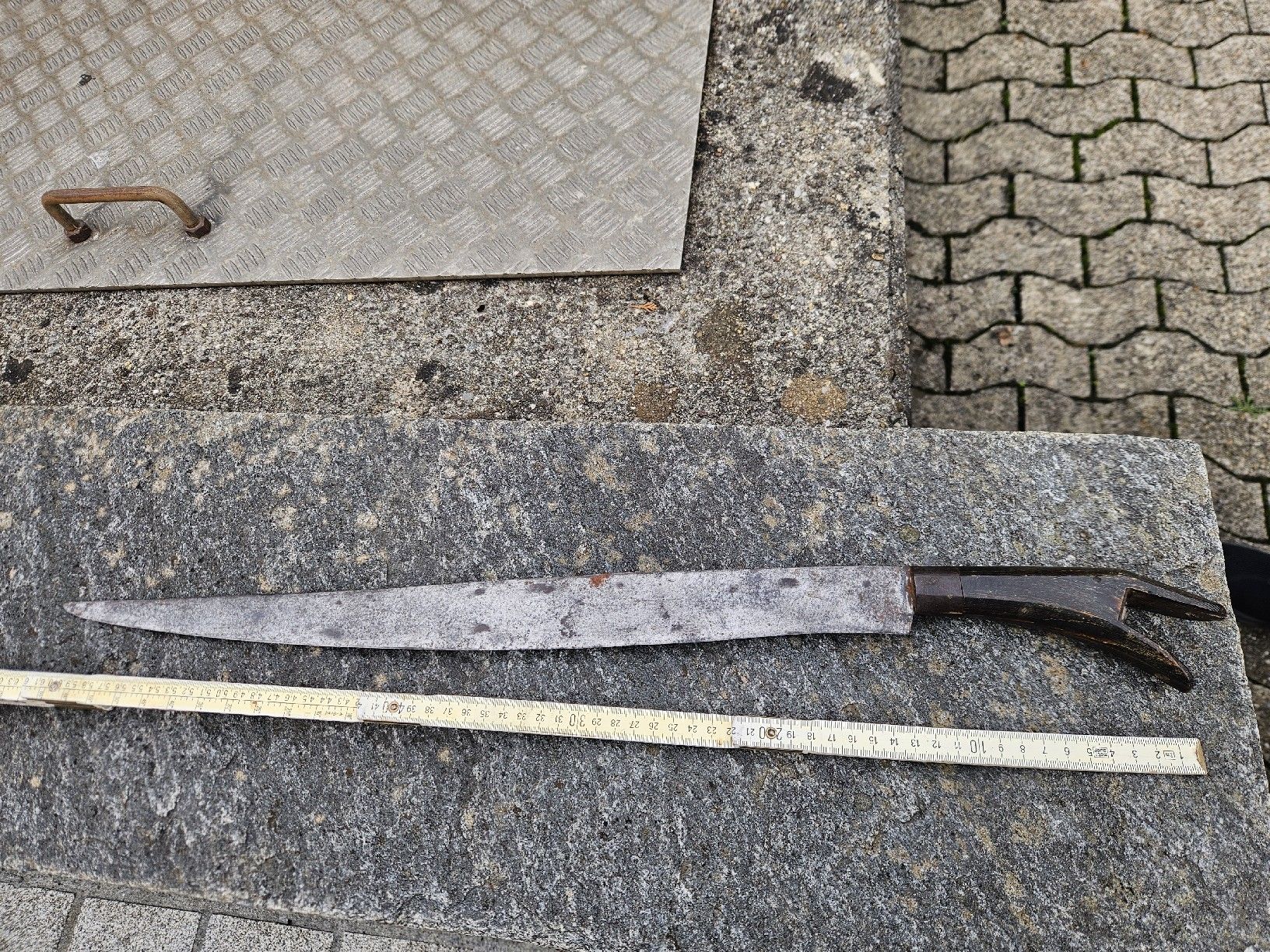 Sonstiges zum Sammeln & Seltenes: säbel antik – Defekt aus Schwellbrunn von Gottesnipper 1