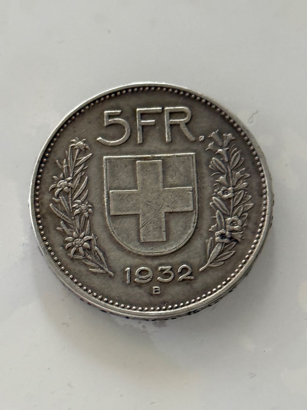 Tutti le monete: 5 Franken 1932  Silber – Usato da Wallisellen venduto da SWISS_SILVER1 1