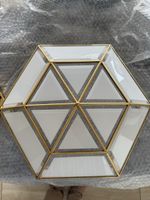 Deckenlampe sechseckig