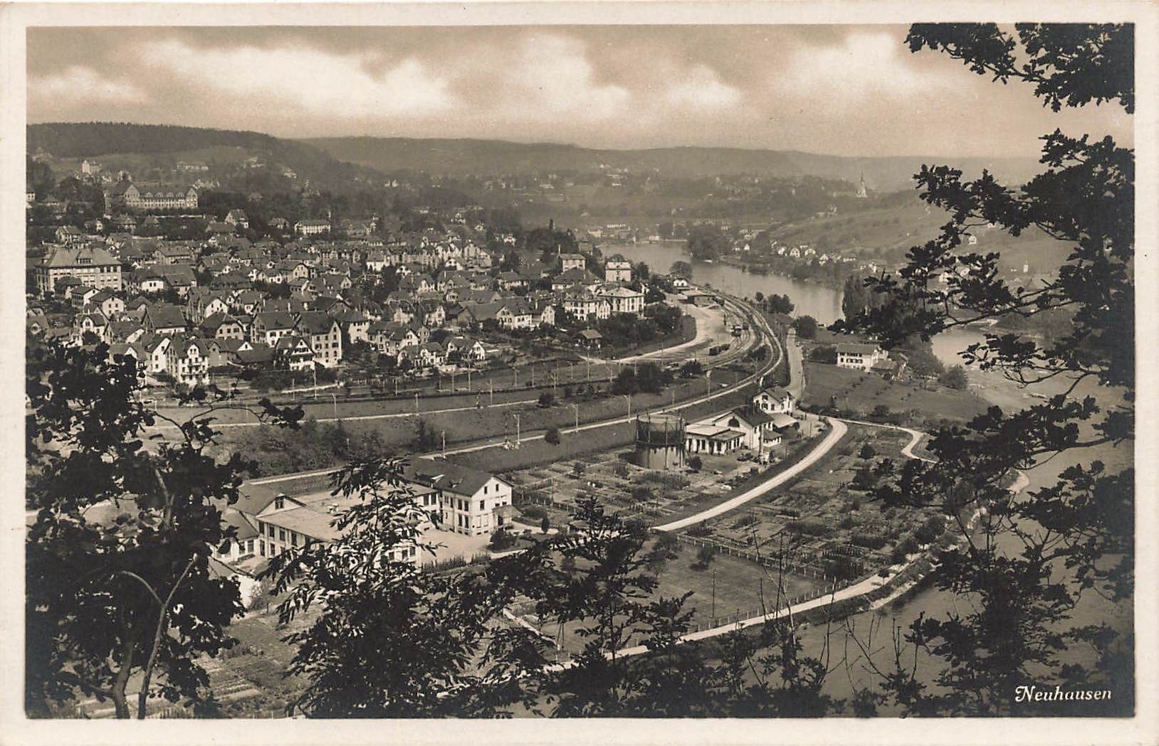 Cartoline postali: Neuhausen – Usato da Biasca venduto da Blenio71