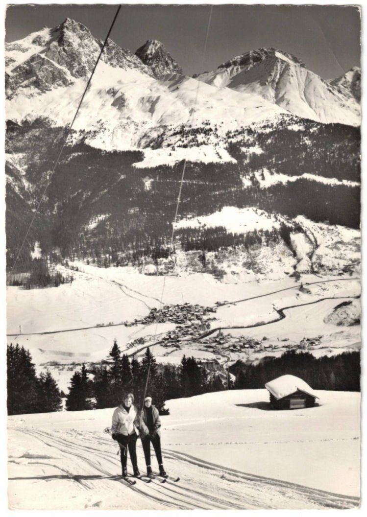 Cartoline postali: Savognin - Skilift Martegnas – Usato da Binningen venduto da Mountainrider