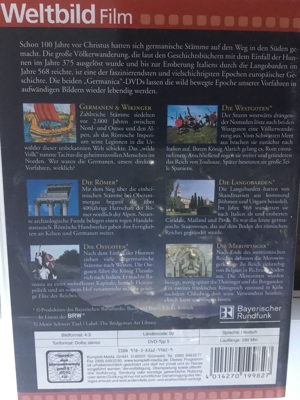 Tutti i DVDs: Germanica - Unsere Vorfahren auf DVD – Usato da Thierachern venduto da sweden08 1