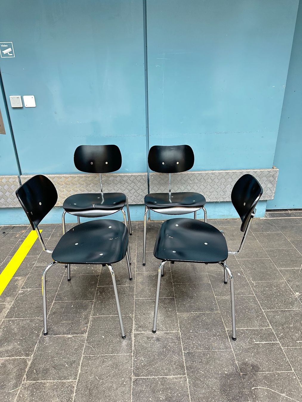 Sedie: Stühle SE 68, Egon Eiermann, Vintage – Usato da Grenchen venduto da Design-Outlet 2