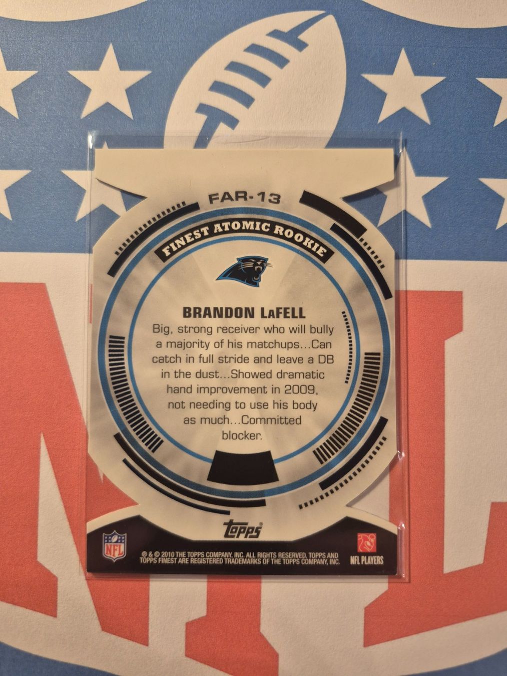 NFL Carte collezionabili: NFL Brandon LaFell Carolina Panthers – Usato da Treiten venduto da Sauber73 1