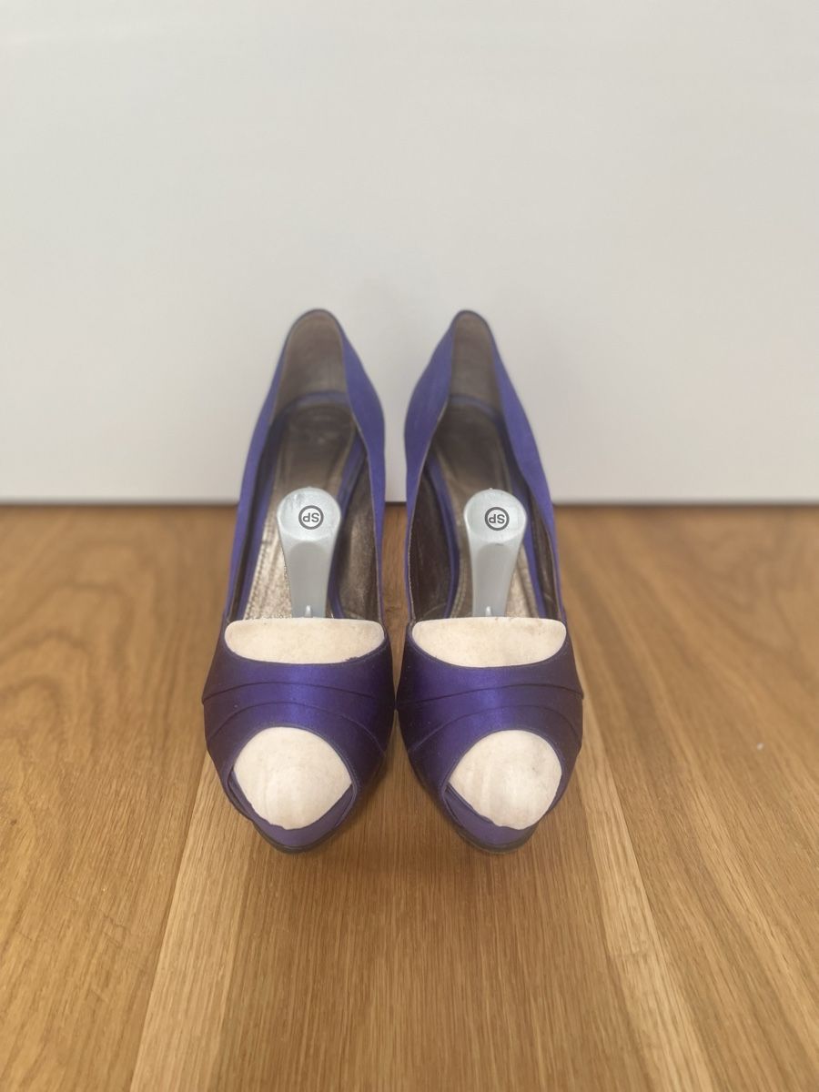 Navyboot Damenschuhe: Peeptoe/ Pumps lila gr.38 – Gebraucht aus Luzern von Cyrill81 1