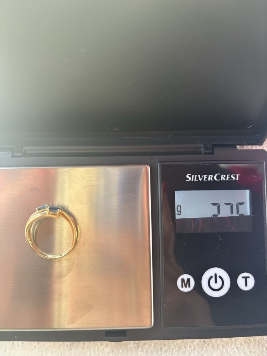 Ringe: Bague or 750 saphirs diamants – Gebraucht aus Versoix von tem_f7yk 4