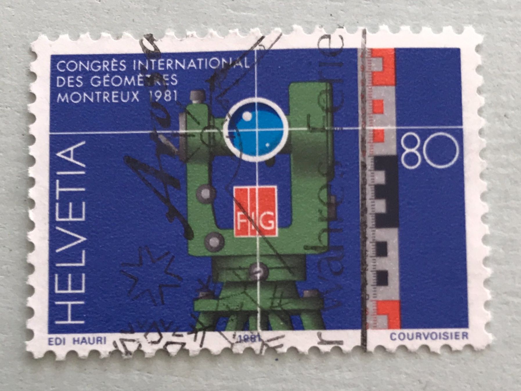 Alle Briefmarken: Nr.652 mit Stempel Engineering Kongress 1981    – Gebraucht aus Aarau von Billa007
