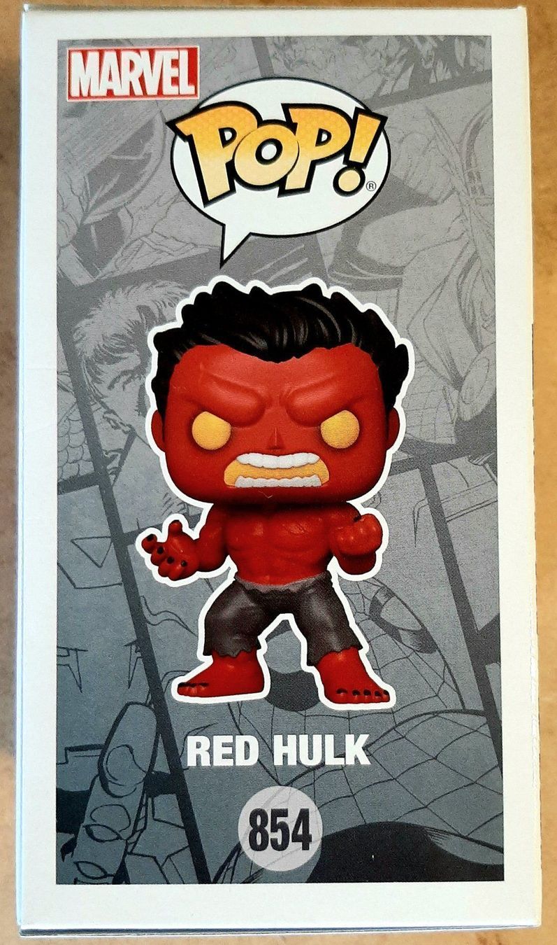 Funko Statuette: Funko Pop Marvel Red Hulk – Nuovo e nell'imballaggio originale da Montet (Glâne) venduto da KOADA 2